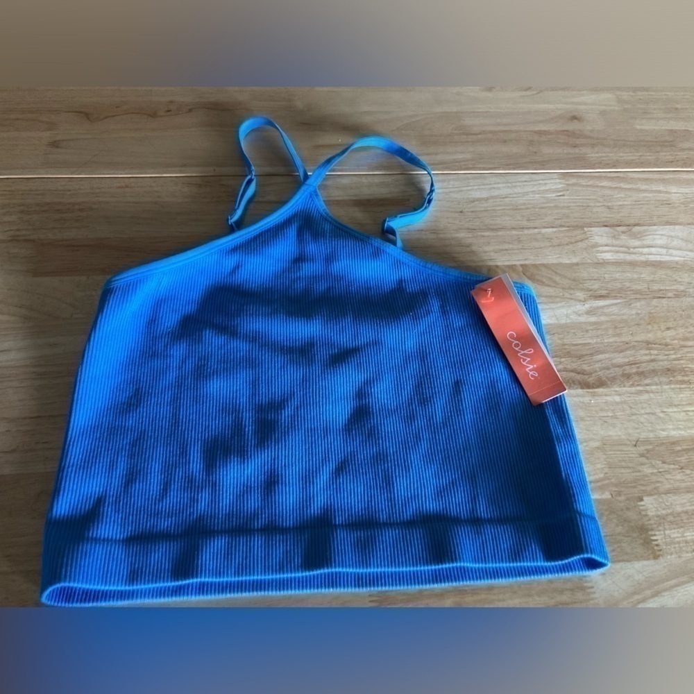 4/$25 Colsie blue bra in size XL NWT. Equivalent to 38 DD/40 D bra size